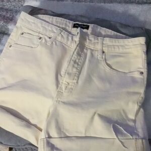 Women's Cream Jean Shorts